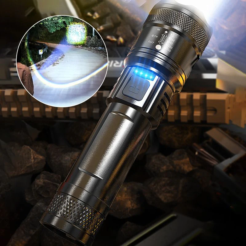 📢📢Achetez-en 2 obtenez-en 1 gratuit⏰Lampe de poche zoomable à lumière super forte - Image 12