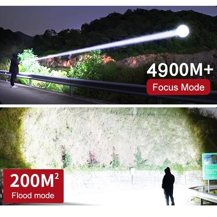 📢📢Achetez-en 2 obtenez-en 1 gratuit⏰Lampe de poche zoomable à lumière super forte - Image 13