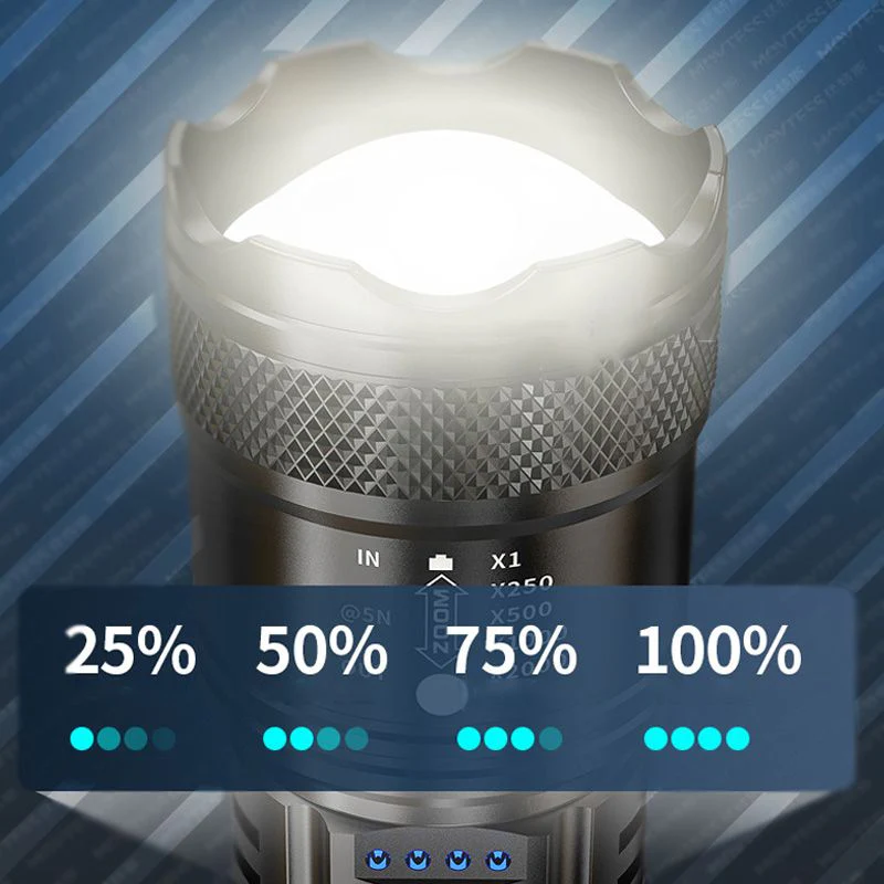 📢📢Achetez-en 2 obtenez-en 1 gratuit⏰Lampe de poche zoomable à lumière super forte - Image 9