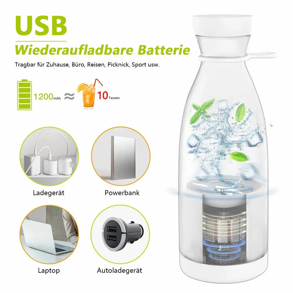🎄 Offres Spéciales pour Noël 🎄 Extracteur de Jus Portable Best-Seller | 🌟 Savourez du jus frais à tout moment, partout ! - Image 10