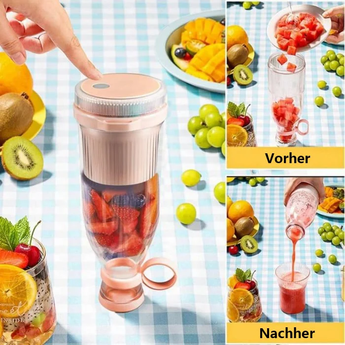 🎄 Offres Spéciales pour Noël 🎄 Extracteur de Jus Portable Best-Seller | 🌟 Savourez du jus frais à tout moment, partout ! - Image 11