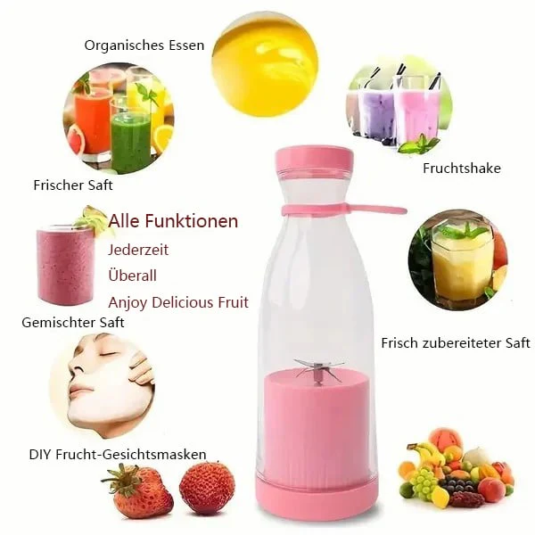 🎄 Offres Spéciales pour Noël 🎄 Extracteur de Jus Portable Best-Seller | 🌟 Savourez du jus frais à tout moment, partout ! - Image 15