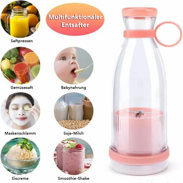 🎄 Offres Spéciales pour Noël 🎄 Extracteur de Jus Portable Best-Seller | 🌟 Savourez du jus frais à tout moment, partout ! - Image 3